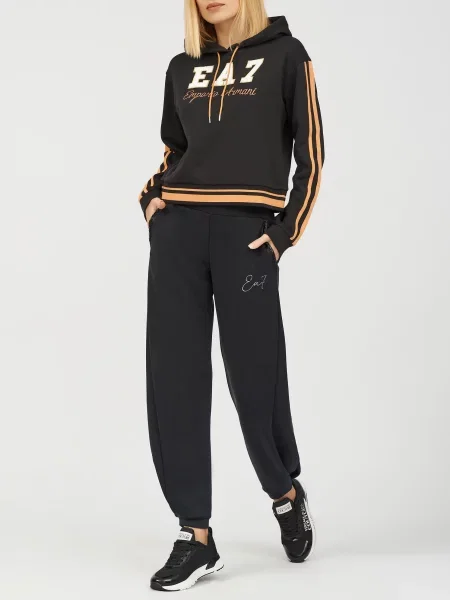 Толстовка Ea7 Emporio Armani чорна