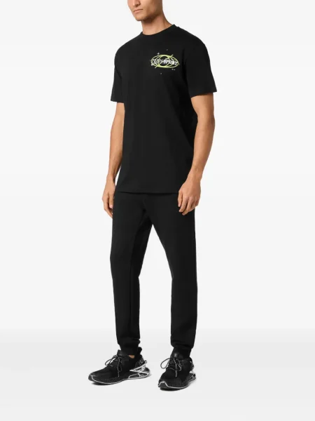 Tricou Plein Sport cu autograf negru