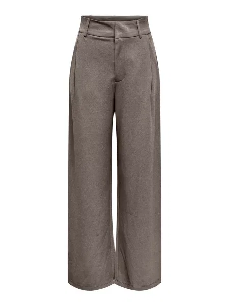JDY Pantaloni cutați JDYGeggo mokka maro