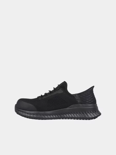 Кожаные повседневные кроссовки Skechers черные