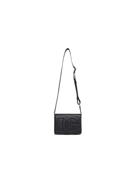 Torebka Dolce And Gabbana z logo czarna