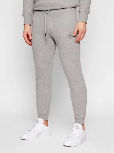 JACK & JONES Παντελόνι JPSTGordon JJShark γκρι μαύρο