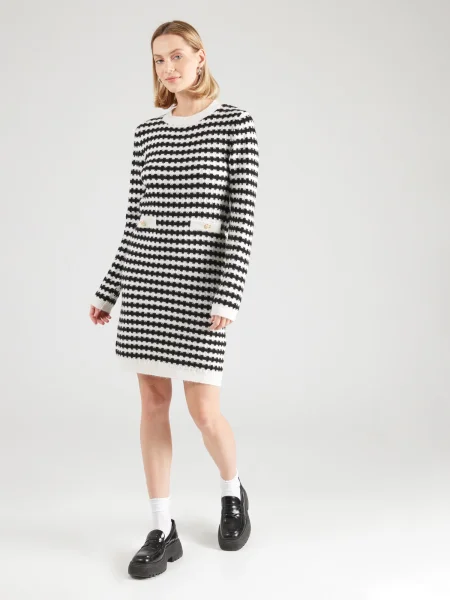 ABOUT YOU Rochie Else negru alb