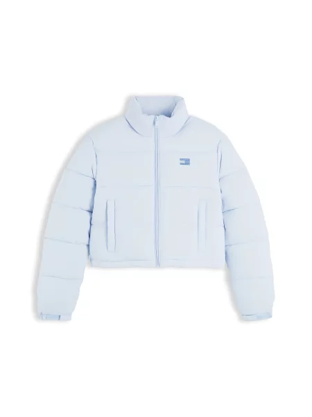Tommy Jeans Geacă de primăvară-toamnă ESS deschis albastru