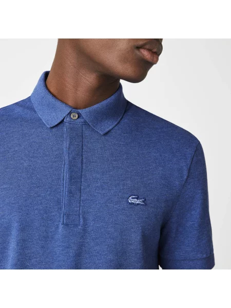 Lacoste Koszulka Polo Smart Paris Regular Fit Z Elastycznej Bawełny niebieski