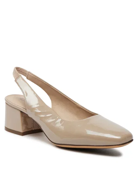 Sandali Caprice Beige Patent bež