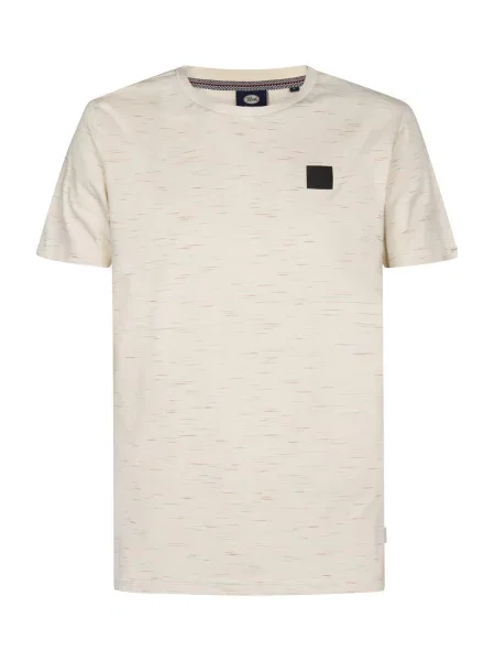 Petrol Industries Majica turkizna / konjak / off-bela bela