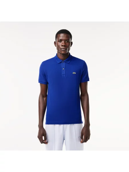 Lacoste поло чоловіче Slim Fit синє