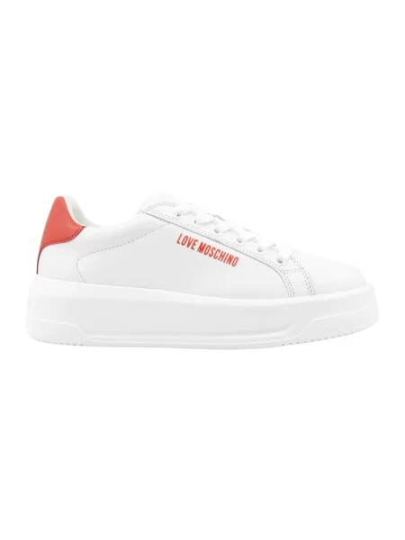Sneakersy Love Moschino białe