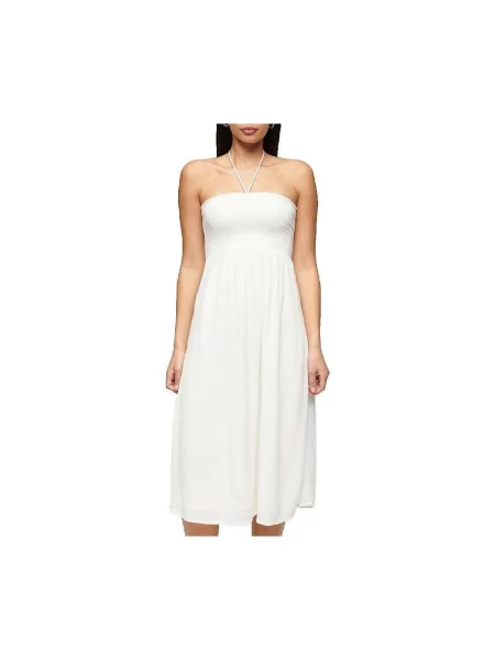 Rochie midi Superdry alb