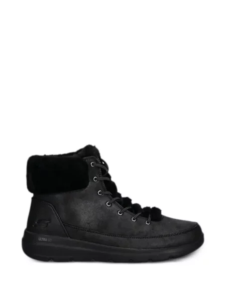 Botine Skechers cu blană negru