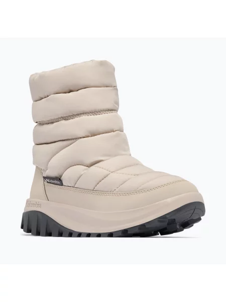 Ghete de zăpadă pentru femei Columbia Snowtrot Mid soft taupe/shark
