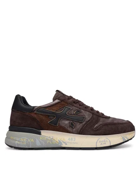 Sneakersy Premiata Mick Var Tmavo hnedá