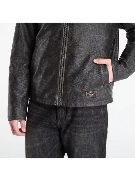 Яке Guess Jeans Pu Leather Jacket Jet Black M черно
