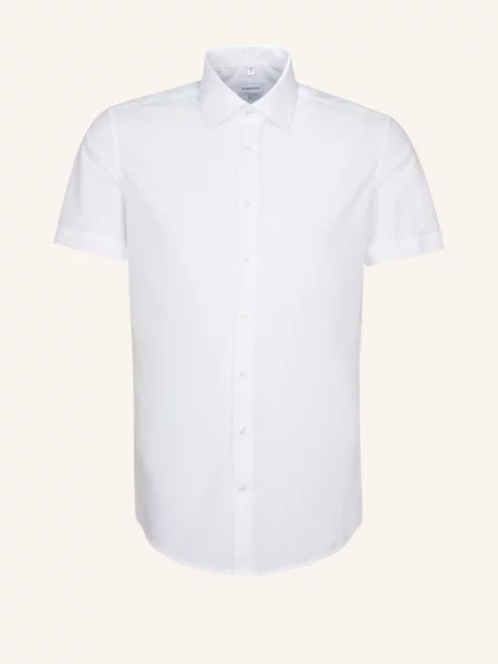 Seidensticker Koszula Biznesowa O Kroju Slim Fit weiss biała