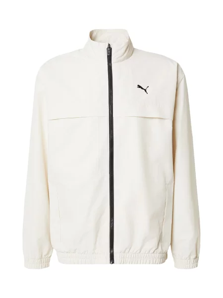 PUMA Geacă sport lână alb