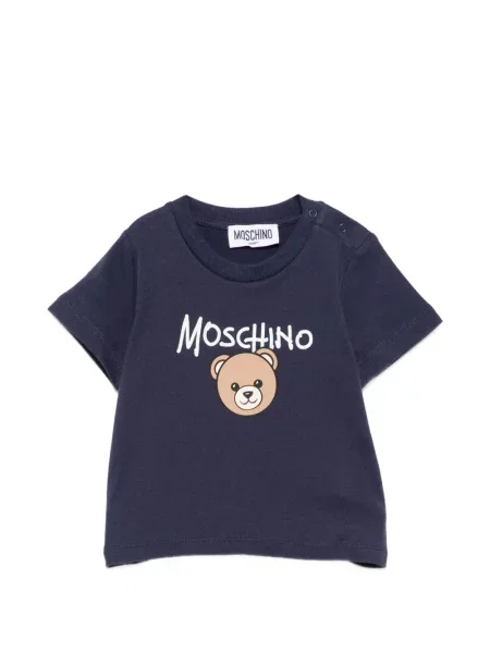 Koszulka dziecięca Moschino niebieska