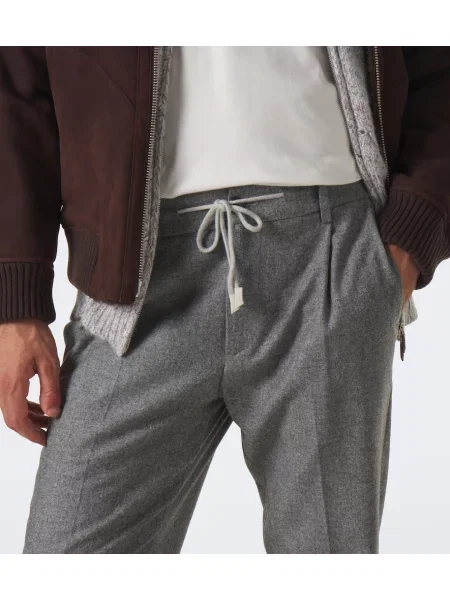 Pantaloni Eleventy de lână gri