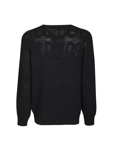 Sweter Dolce And Gabbana wełniany z logo czarny
