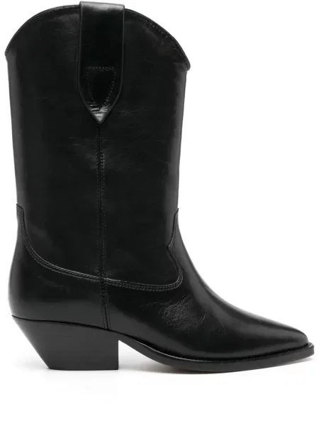 Botine Isabel Marant din piele negru