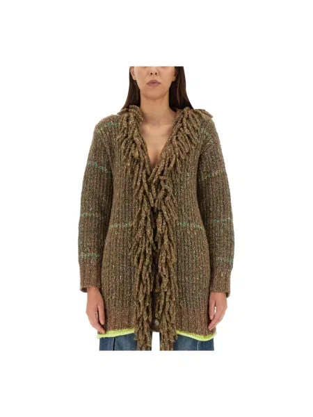 Kardigan Stella Mccartney tweedowy zielony