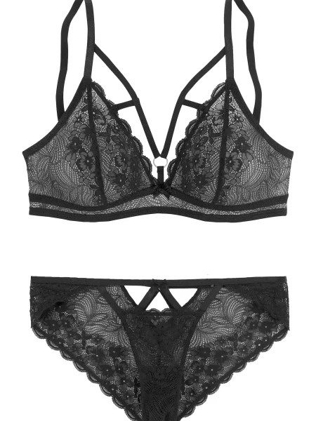 Palton Petite Fleur Gold negru