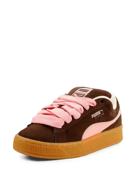 Sneakersy dziecięce Puma Suede brązowe