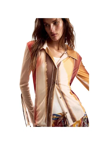 Bluză Desigual albastru