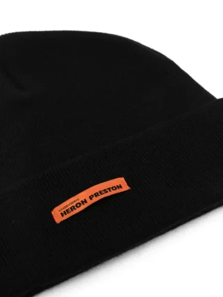 Vilnonis kepurė Heron Preston su autografu juoda