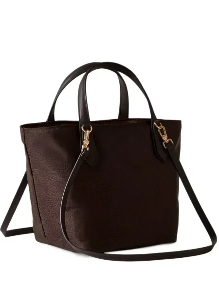 Geantă shopper Borbonese maro