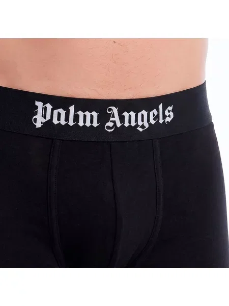 Nohavičky Palm Angels s autogramom sivá