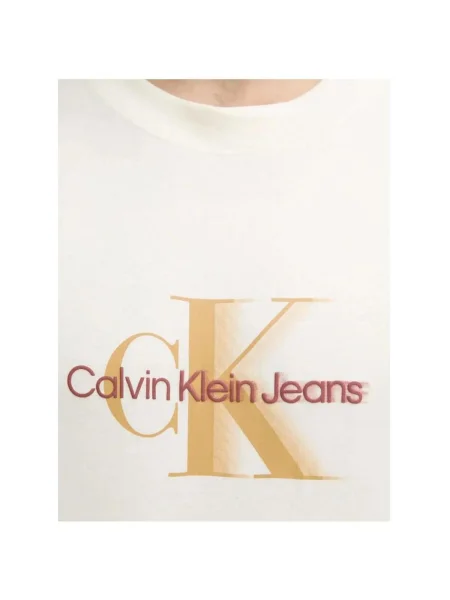 Tricou Calvin Klein Jeans bej
