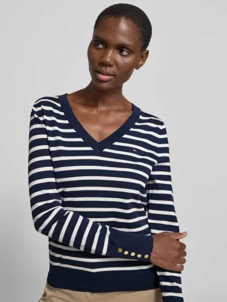 Tommy Hilfiger Sweter braun niebieski