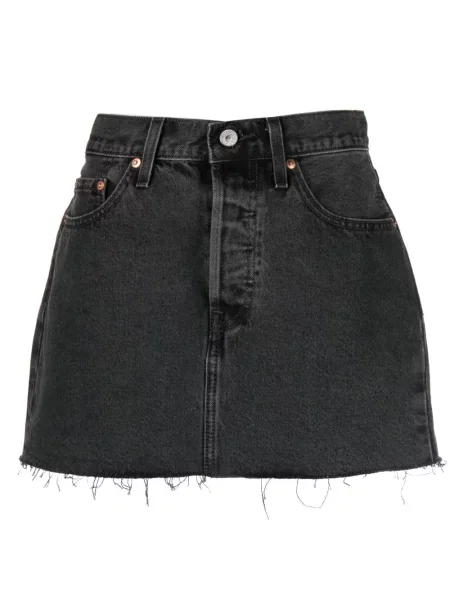 Scurt fustă din denim Levi's® cu autograf