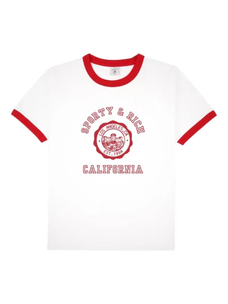 Tricou Sporty & Rich alb