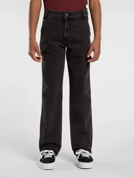 Дитячі Широкі джинси Dickies Carpenter бавовна/поліестер чорний
