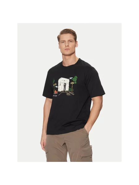 Jack&Jones Majica Machester Relaxed Fit črna