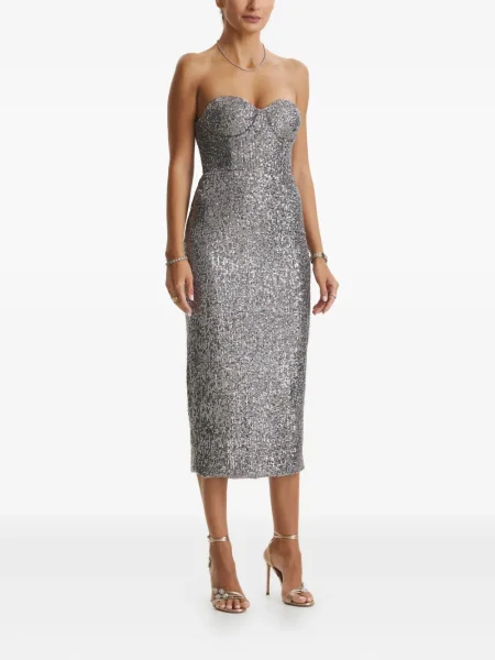 Rochie Cuanna de costum argintiu