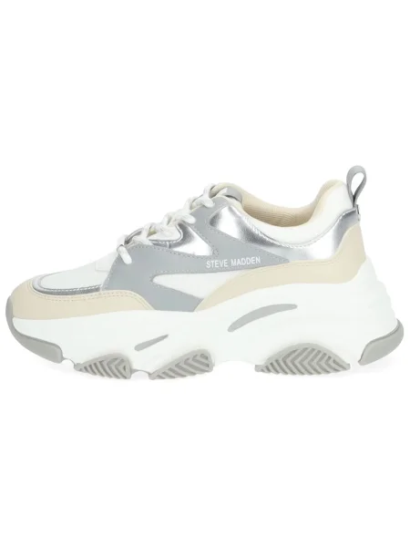 Steve Madden Sneakersy Progressive Sivá biela