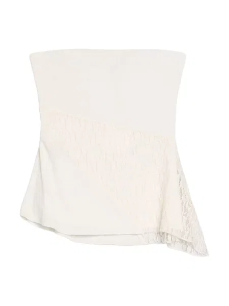 Bershka Top off-bela bela