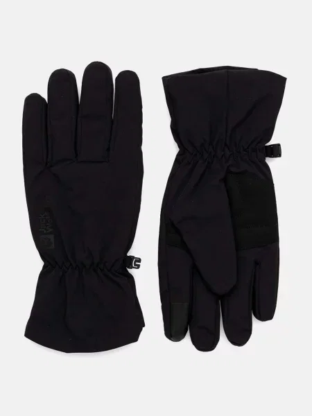 Rękawiczki trekkingowe Jack Wolfskin Highloft black czarne