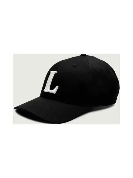 Lacoste sapca negru cu imprimeu alb
