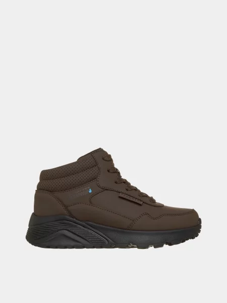 Детские ботинки Skechers коричневые