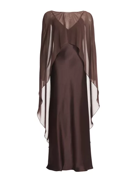 SWING Rochie de seară ciocolatiu