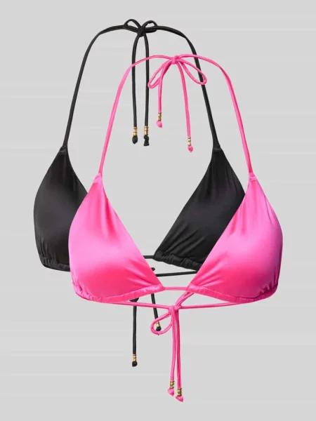 Bikini w trójkątnym kroju w zestaw 2 szt. z usztywnianymi miseczkami model AMNESIA' Dorina