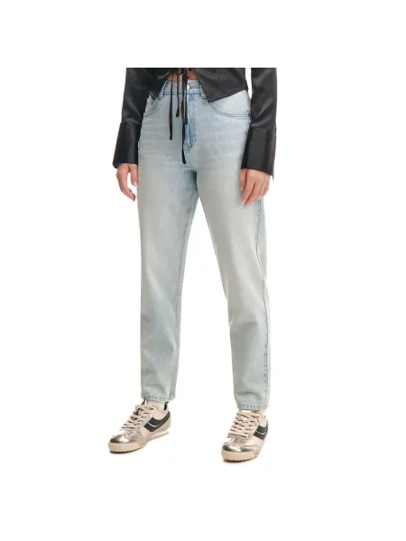 Джинсы мом Cropp синие