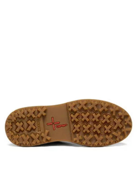 Geox Gležnjarji Chelsea D Lamidie + Grip Abx Temno rjava