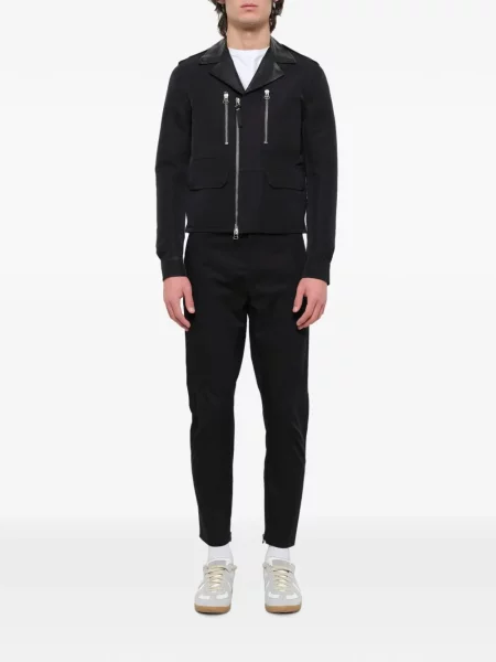 Geanta de piele Lanvin negru