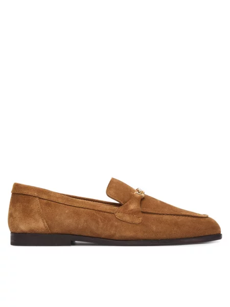 Loafersy Gant beżowe