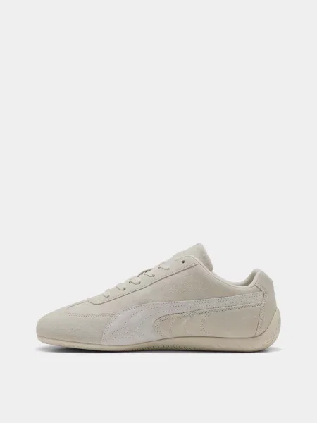 Замшевые кеды Puma бежевые